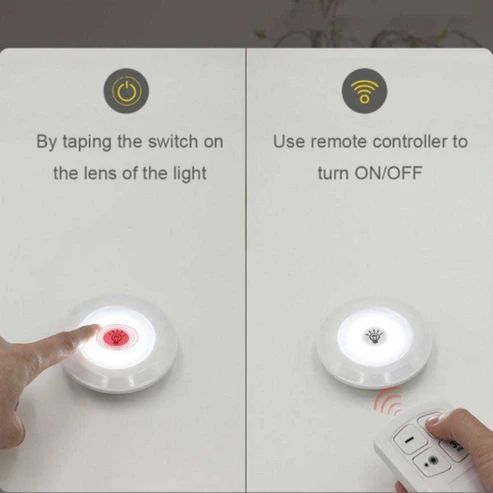 LED Light With Remote Control | مصباح LED مع جهاز تحكم عن بعد