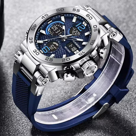 LIGE Luxury LED Display Men Wristwatches Fashion Luminous Sport Man