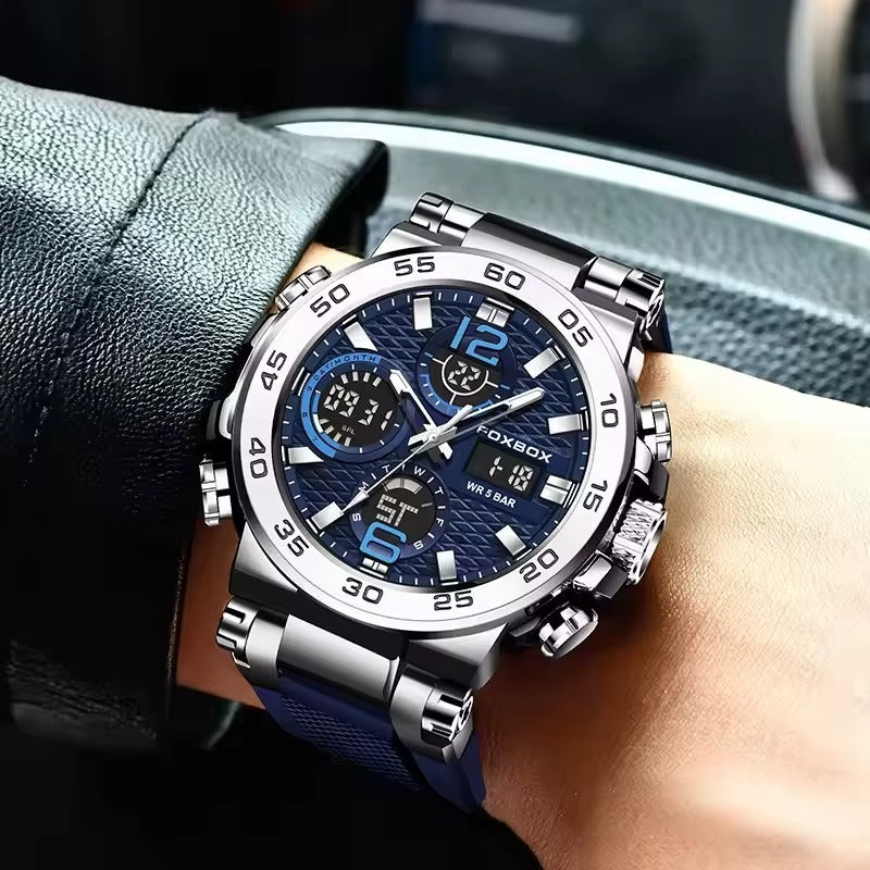 LIGE Luxury LED Display Men Wristwatches Fashion Luminous Sport Man