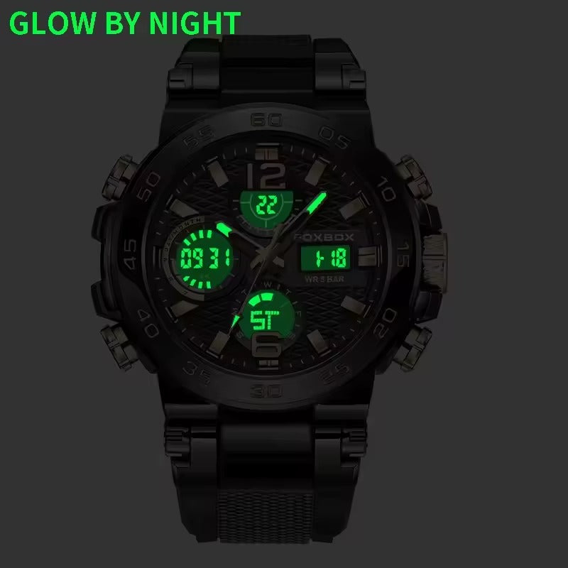 LIGE Luxury LED Display Men Wristwatches Fashion Luminous Sport Man