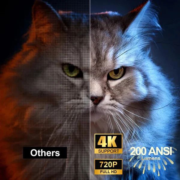 Mini Round Projector | جهاز عرض صغير دائري