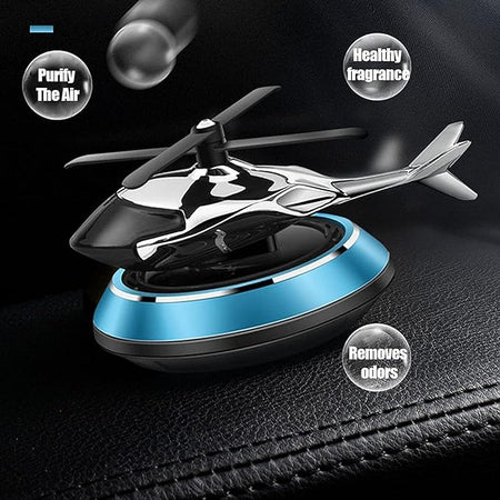 Solar-Powered Helicopter Car Air Freshener | معطر هواء السيارة